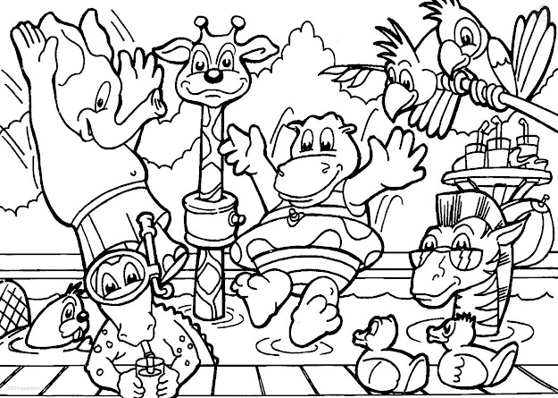 Coloring Book Printable Animals  Coloring Pages Printable Animals All  Coloring Pages Of Animals Printable Coloring