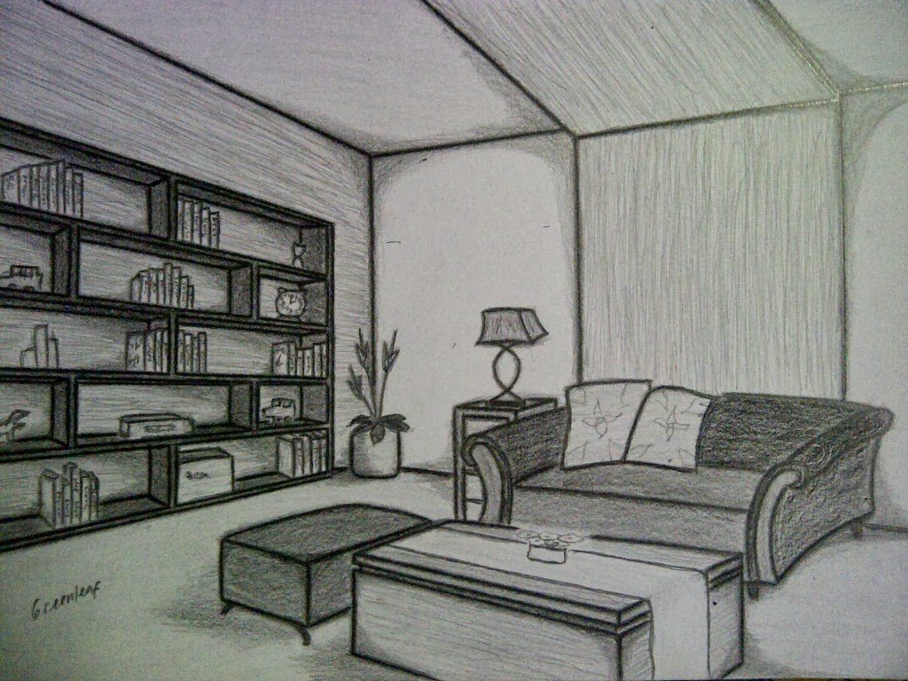  Desain  Interior  Ruang Baca