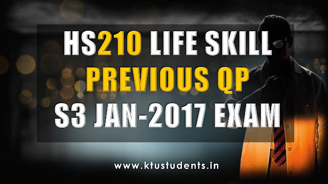 previous question paper for life skills hs210