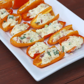 Bacon and Cheese Stuffed Peppers | The Sweets Life