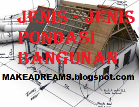 Jenis - Jenis Pondasi Bangunan || MAKEADREAMS