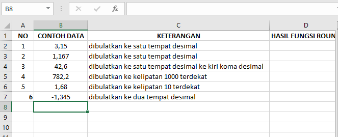 Fungsi ROUND pada Microsoft Excel dan Pengaplikasiannya