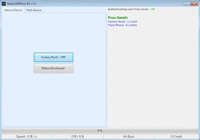 Nokia HMDTool Kit v1.0 Nokia Reset Tool