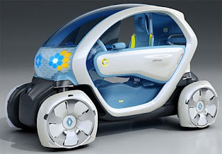 One seater urban city vehicle futuristic Concept Car