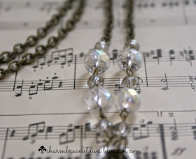 faceted glass beads