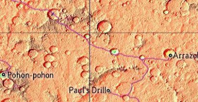 map of mars