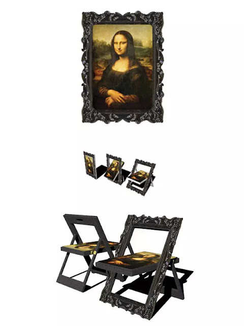 Lukisan yang bisa menjadi sebuah kursi
