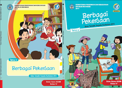  untuk tingkat SD ketika ini hampir menciptakan para rekan guru sedikit putus asa RPP Tematik Kelas IV SD Tema 4 Berbagai Pekerjaan Revisi 2017 