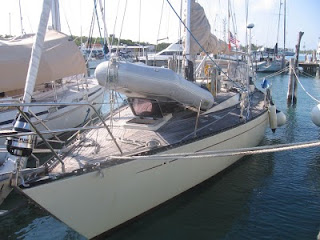 Quetzal slipped at Marina Paraiso next to Capt. Doug Dorn's boat