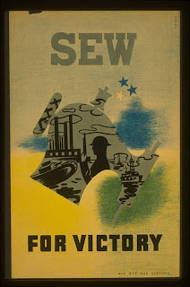 Sew for Victory wartime poster