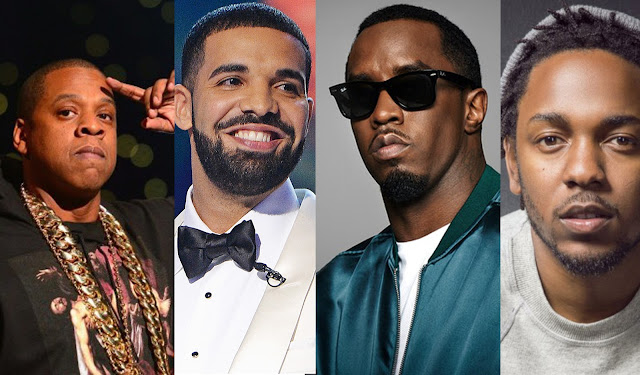 confira a lista dos rappers que mais facturaram nos últimos 12 meses