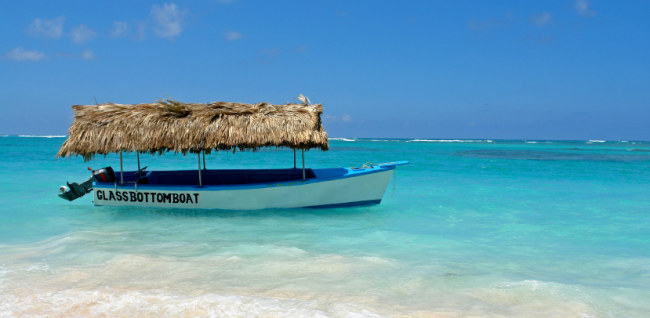 dominican republic punta cana glass bottom boat