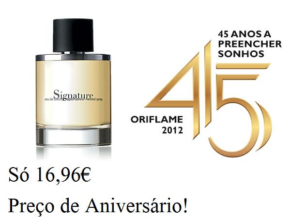 perfume oriflame signature para homem