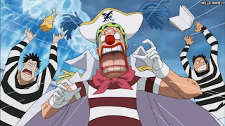 ワンピースアニメ 頂上戦争編 472話 バギー | ONE PIECE Episode 472