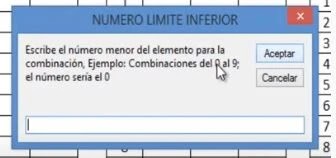 como generar combinaciones en excel