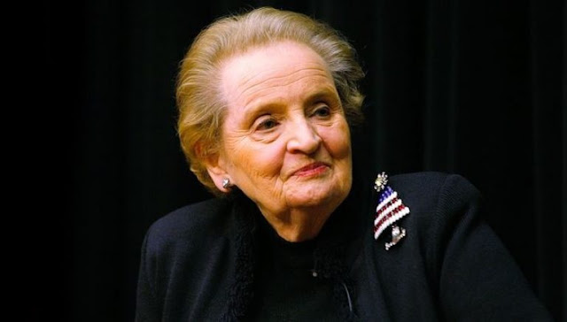 Statue of Madeleine Albright in Pristina for her endless efforts in favor of Kosovo liberation