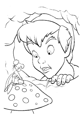 Tinkerbell Coloring Pages