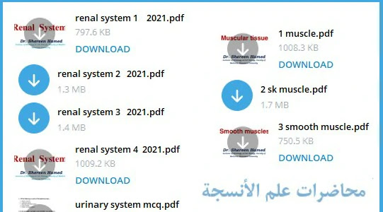 محاضرات علم الأنسجة pdf 