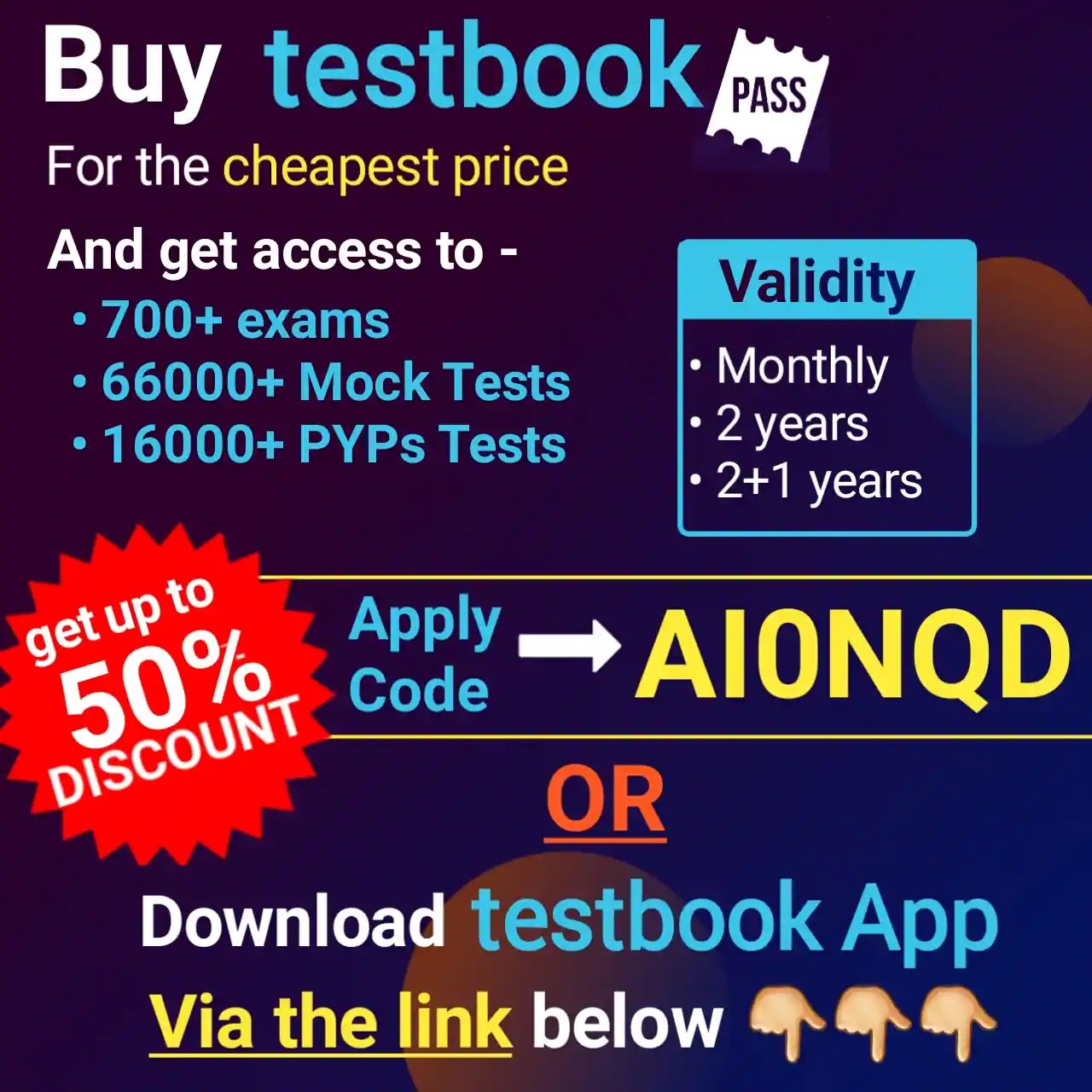 Testbook coupon code