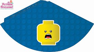 Lego Party Free Printable Hats.