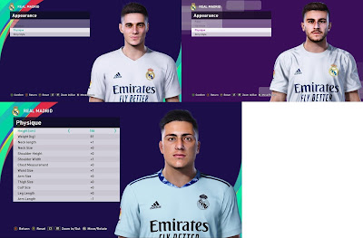 PES 2021 Facepack Real Madrid Youngsters