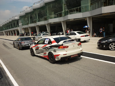 Time To Attack Sepang Lancer Evolution X race car