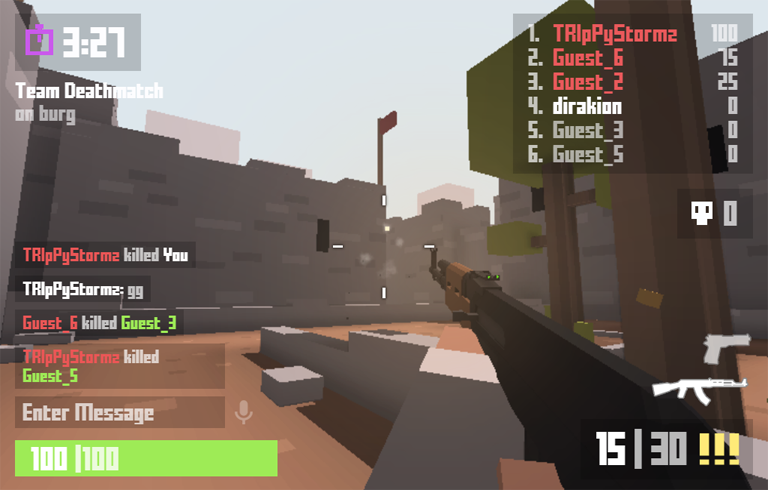 Krunker 10 - send you my clip playing minecraft roblox krunker for you