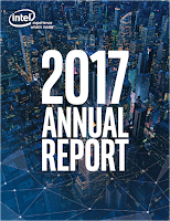 Front page of Intel annual 2017 report