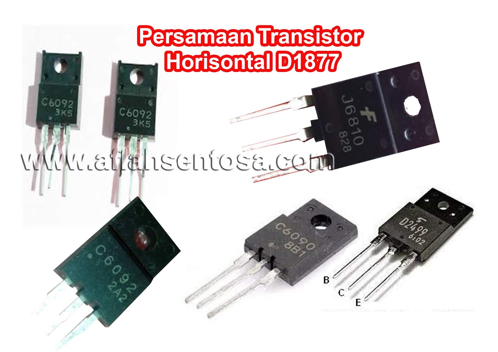 Persamaan Transistor Horisontal D1877 Aflah Sentosa