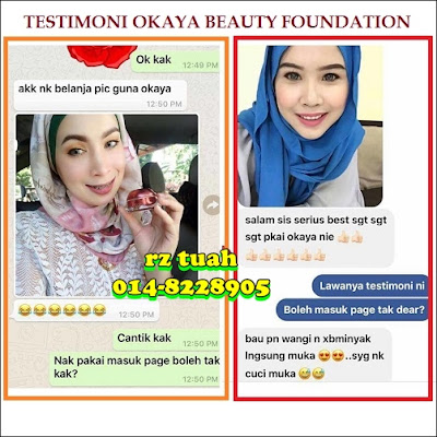 okaya beauty foundation cream to powder