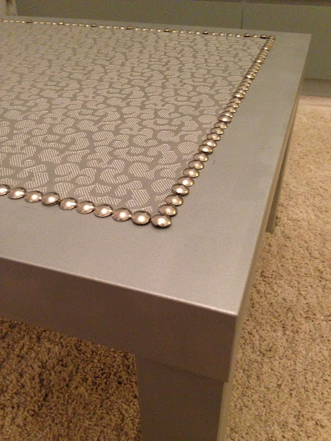 Silver coffee LACK table