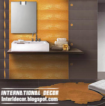 Interior Decor Idea: Latest orange wall tiles designs ideas for ...