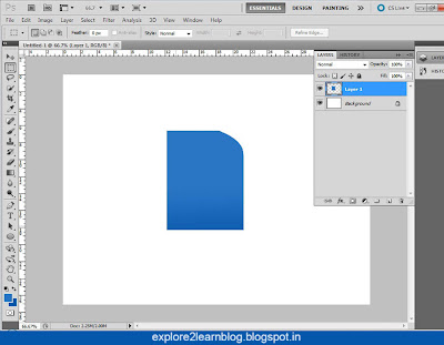 Fill the rectangle with Gradient
