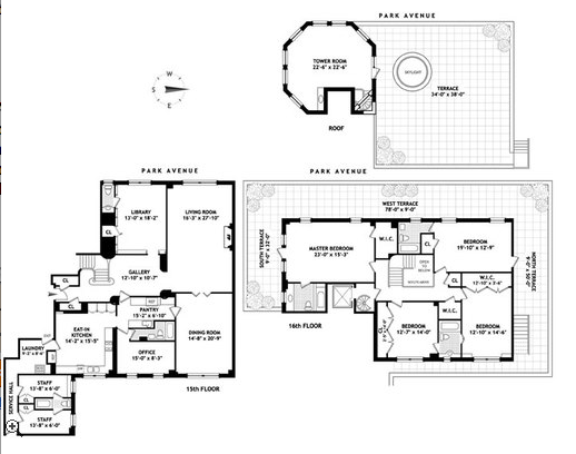 Penthouse Floor Plans