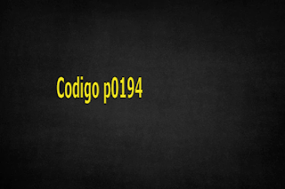 Codigo p0194