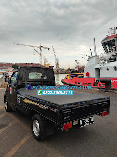 Kirim mobil Daihatsu Granmax dari Surabaya tujuan ke Makassar dgn kapal roro estimasi pengiriman 2 hari.
