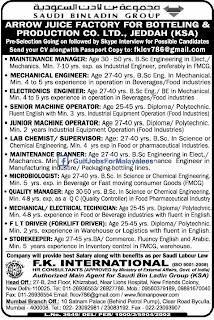 Jobs For Saudi Arabia Binladin Group