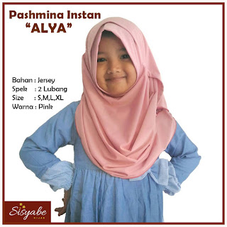 pashmina instan anak alya 