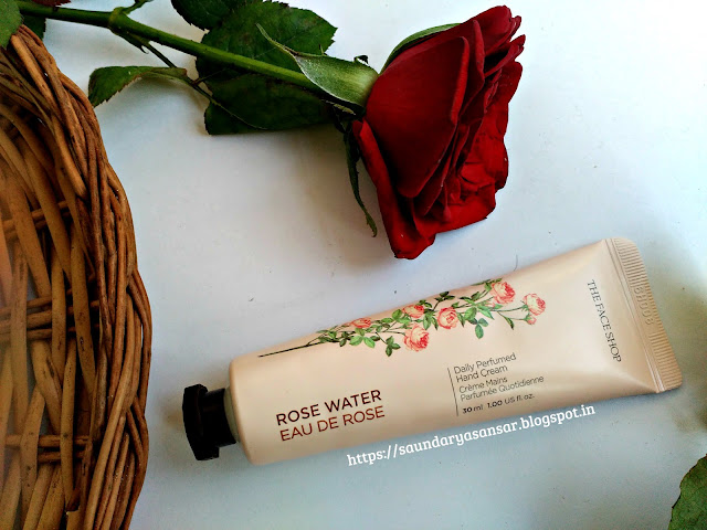 The Face Shop Rose Water Daily Perfumed hand cream Review