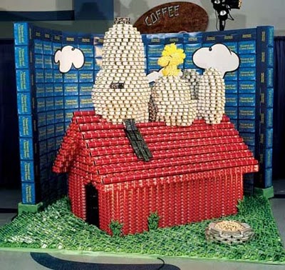 Amazing Sculptures Made From Food Cans Seen On lolpicturegallery.blogspot.com