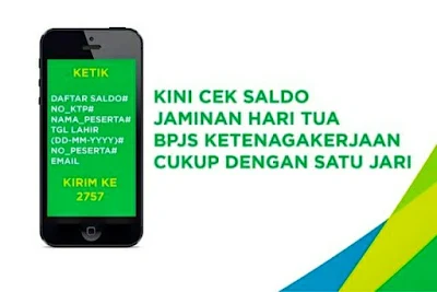 Format Penulisan SMS Cek Saldo JHT BPJS TAK Lewat SMS