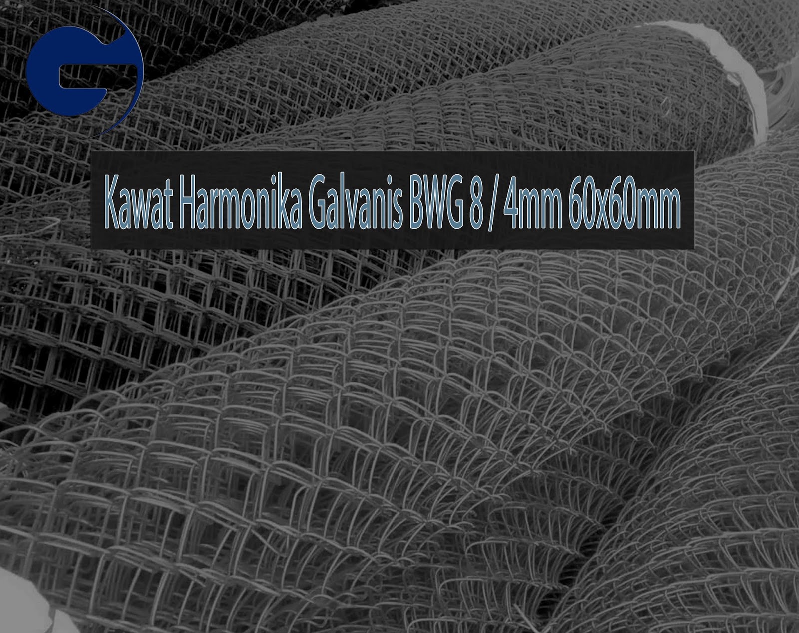 Jual Kawat Harmonika Galvanis SNI BWG 8/4mm 60x60mm