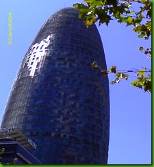 Torre AGBAR  -Barcelona's version of the Gherkin