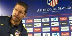 Diego Simeone, entrenador del Atletico Madrid
