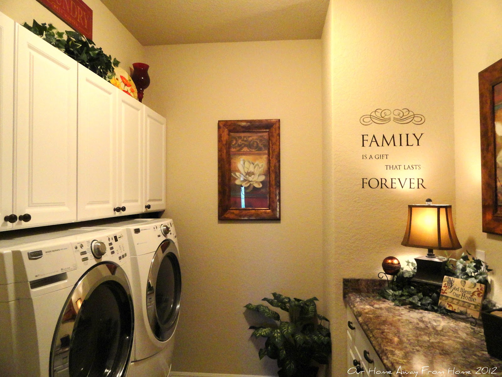 Our Home Away From Home: IN THE LAUNDRY ROOM