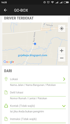 Cara Pesan Go-Box Gojek Untuk Mengirim Barang