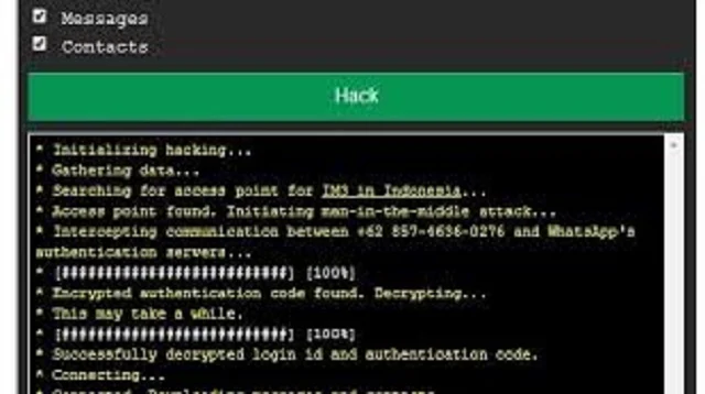 Cara Hack Whatsapp atau WA dengan Whozzak