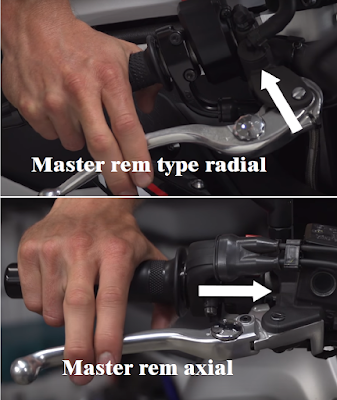  pada sistem rem hidrolik pada sepeda motor tentunya kita akan menemukan istilah ibarat m Perbedaan Master Rem Radial dan Axial Motor