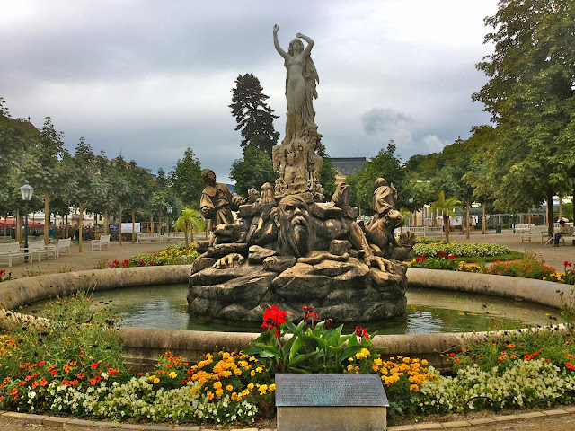 Image of Baden bei Wien - Kurpark - Undine Fountain