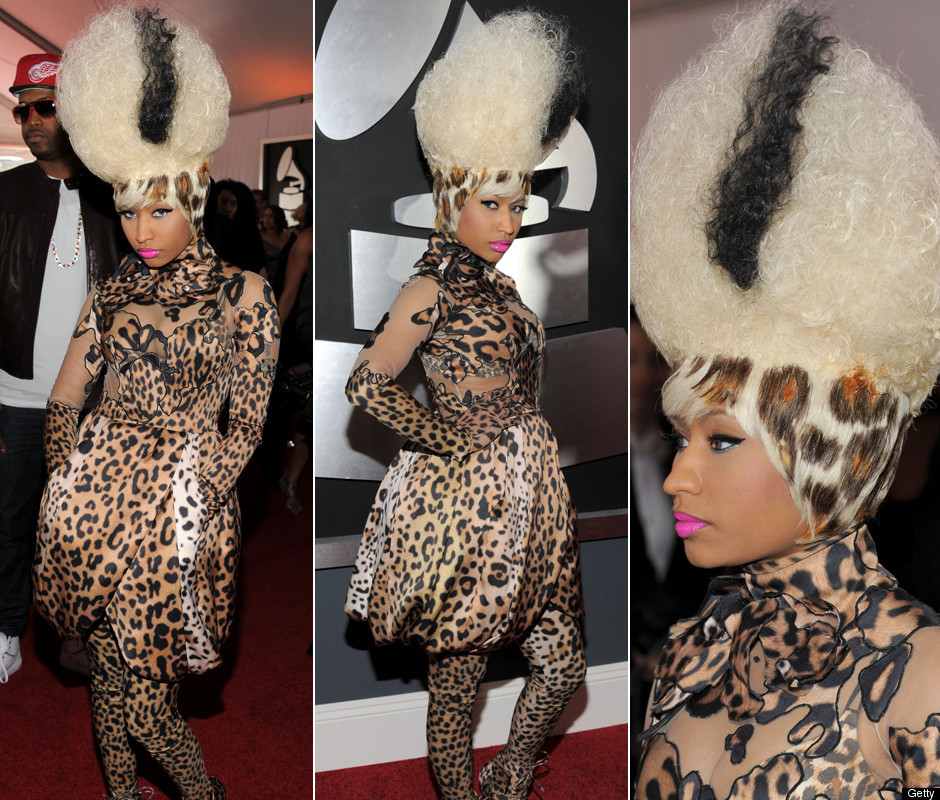 nicki minaj old look. Nicki, presented a fierce look